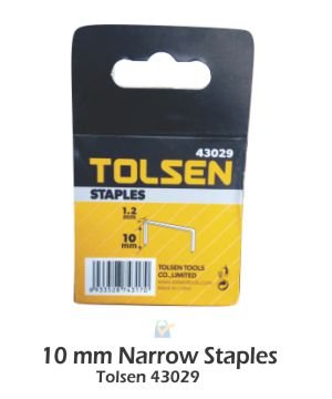 Tolsen Stapler Machine Pins 10Mm Six Packs - 43029